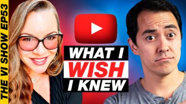 What I wish I knew before starting my YouTube channel - Mistakes to avoid! #VISHOW 53