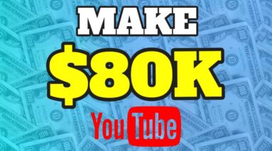 Make $80K A YEAR On YouTube Without Creating Videos
