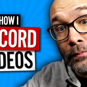 How I Record YouTube Videos - So You Can See Your Process Is Normal