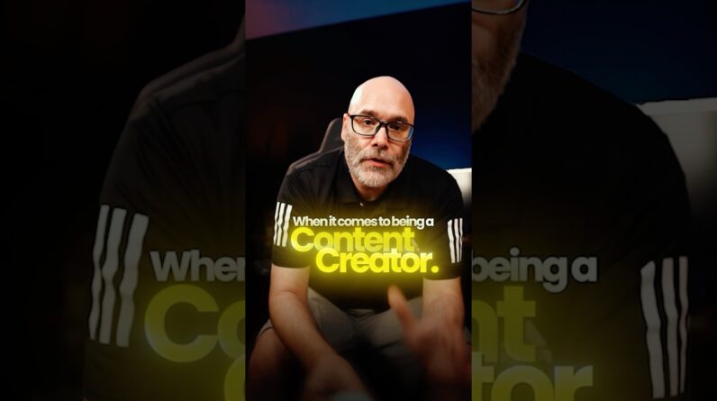 Content creators need to hear this…